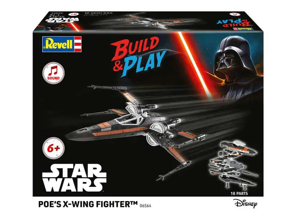 Star Wars Model Kit 1/78 Poe's X-Wing Fighter 22 cm product photo
