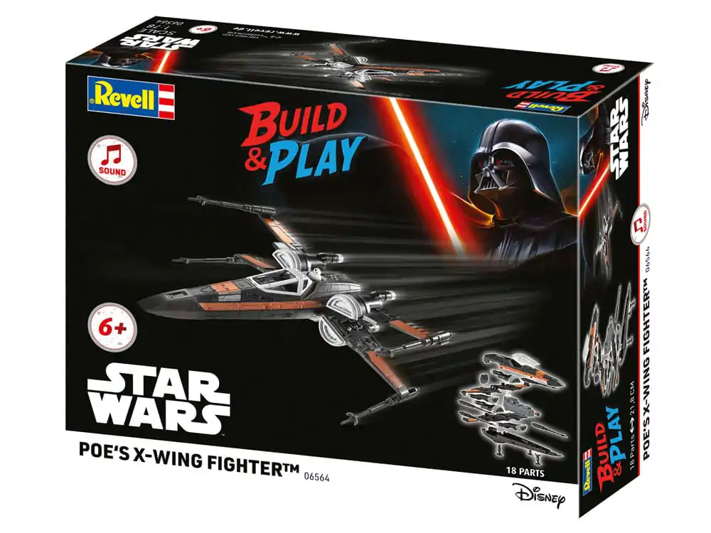 Star Wars Model Kit 1/78 Poe's X-Wing Fighter 22 cm product photo