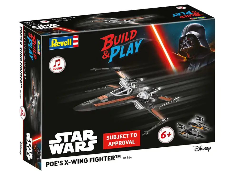 Star Wars Model Kit 1/78 Poe's X-Wing Fighter 22 cm product photo