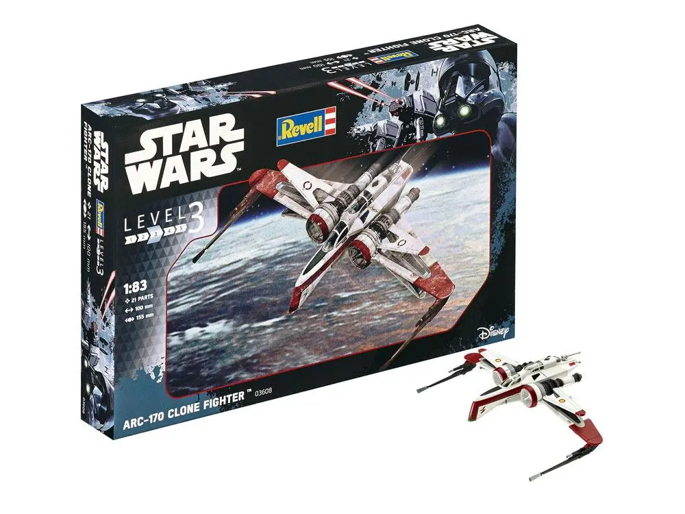 Star Wars Model Kit 1/83 ARC-170 Fighter 10 cm product photo