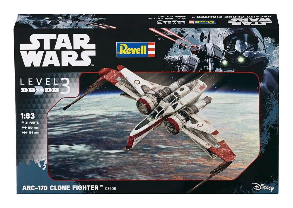 Star Wars Model Kit 1/83 ARC-170 Fighter 10 cm product photo