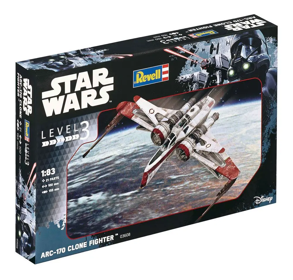 Star Wars Model Kit 1/83 ARC-170 Fighter 10 cm product photo