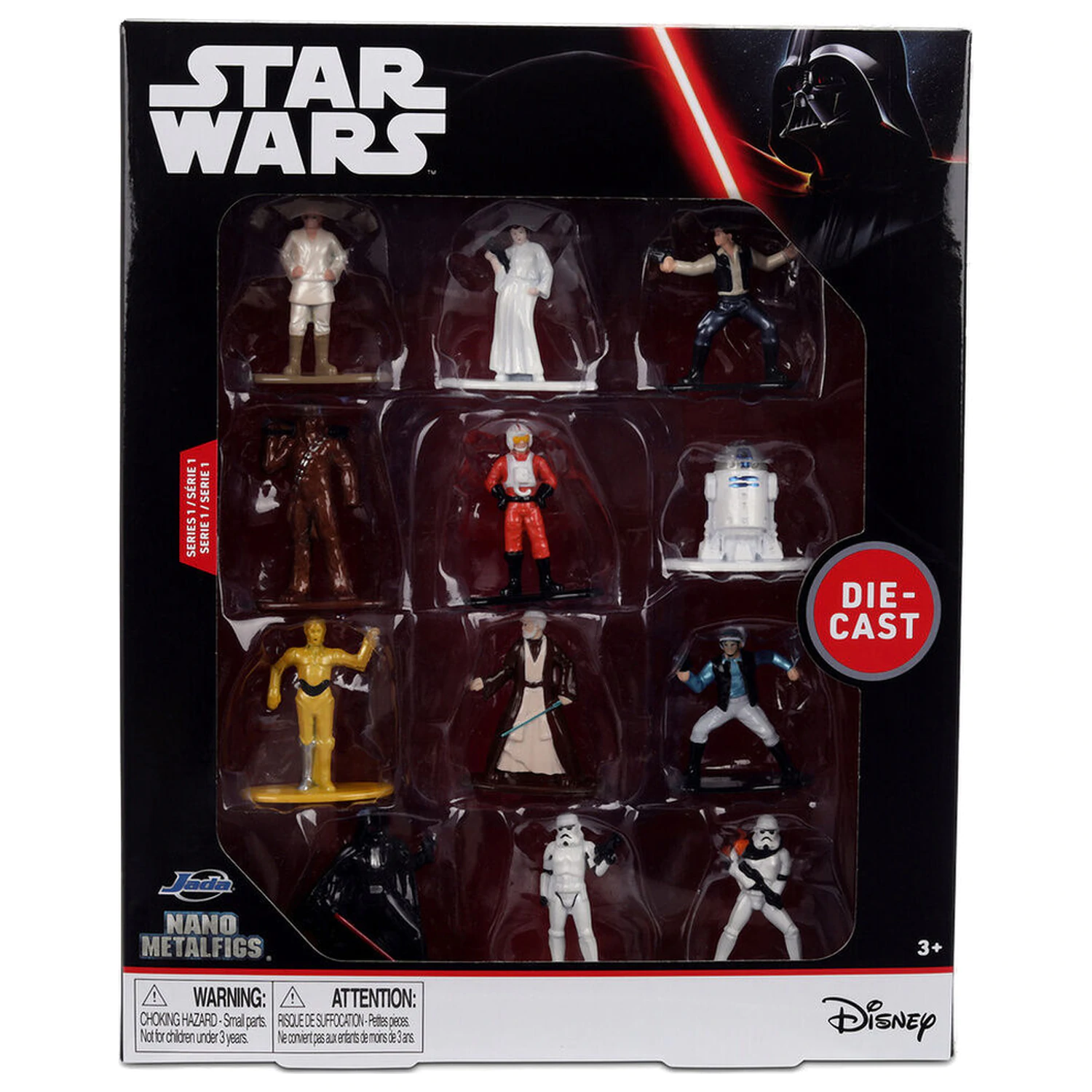Star Wars pack 12 metalfigs figures 4cm product photo