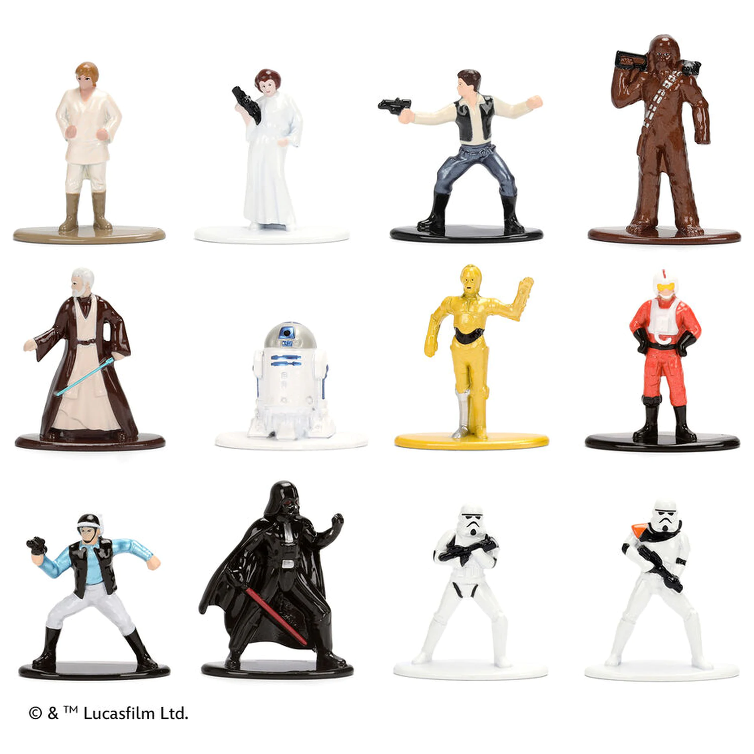Star Wars pack 12 metalfigs figures 4cm product photo
