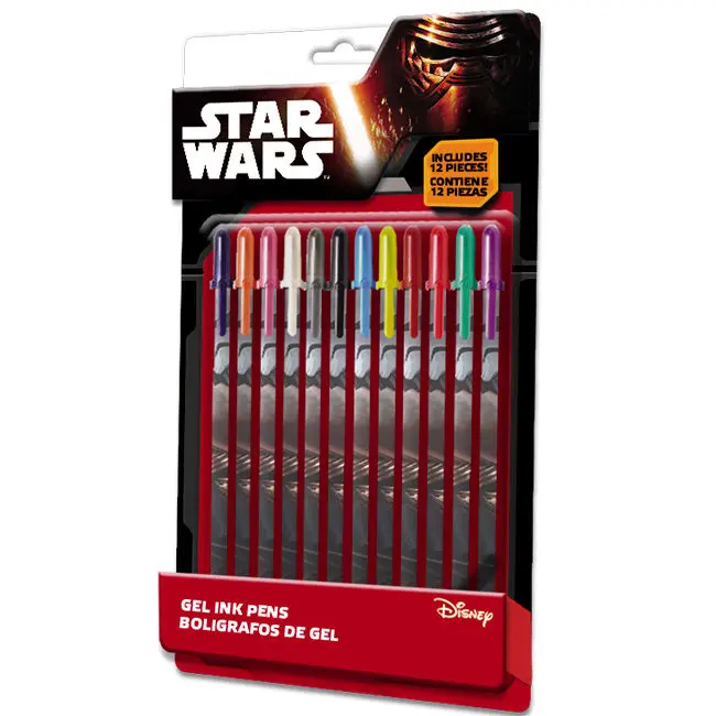 Star Wars 12 gel ball pens set product photo