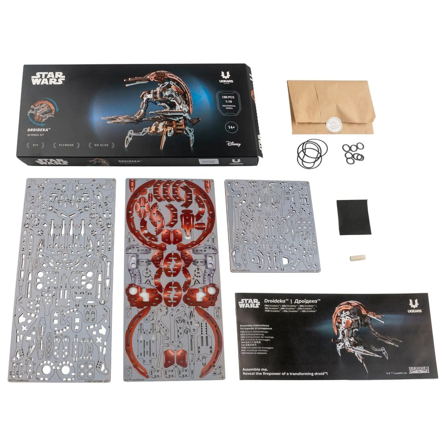 Star Wars 3D Wooden Puzzle Droideka product photo