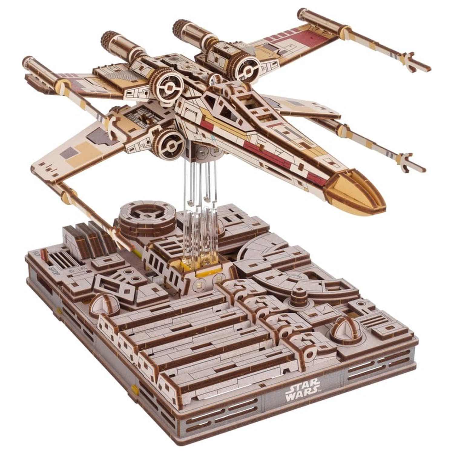 Star Wars 3D Wooden Puzzle Luke Skywalker's X-Wing Starfighter product photo