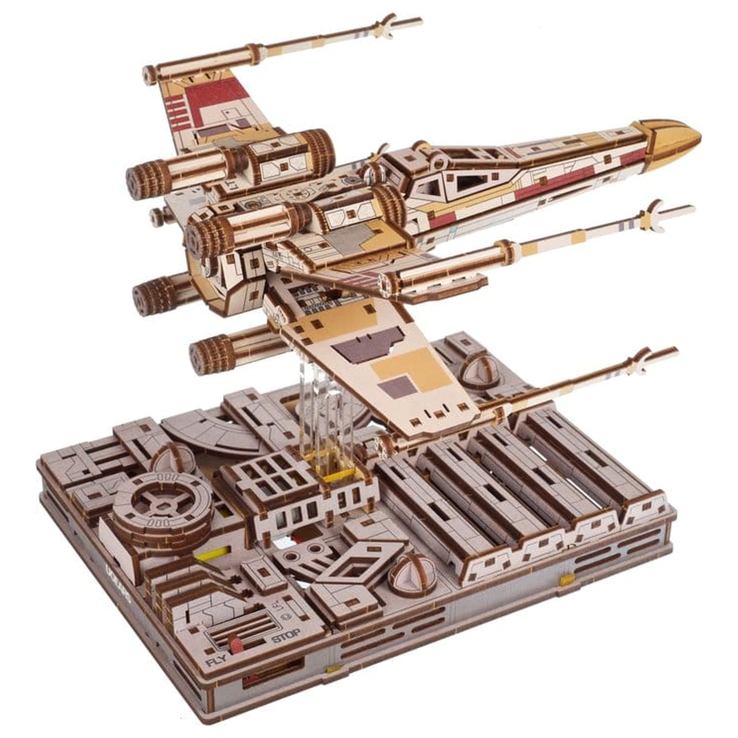 Star Wars 3D Wooden Puzzle Luke Skywalker's X-Wing Starfighter product photo