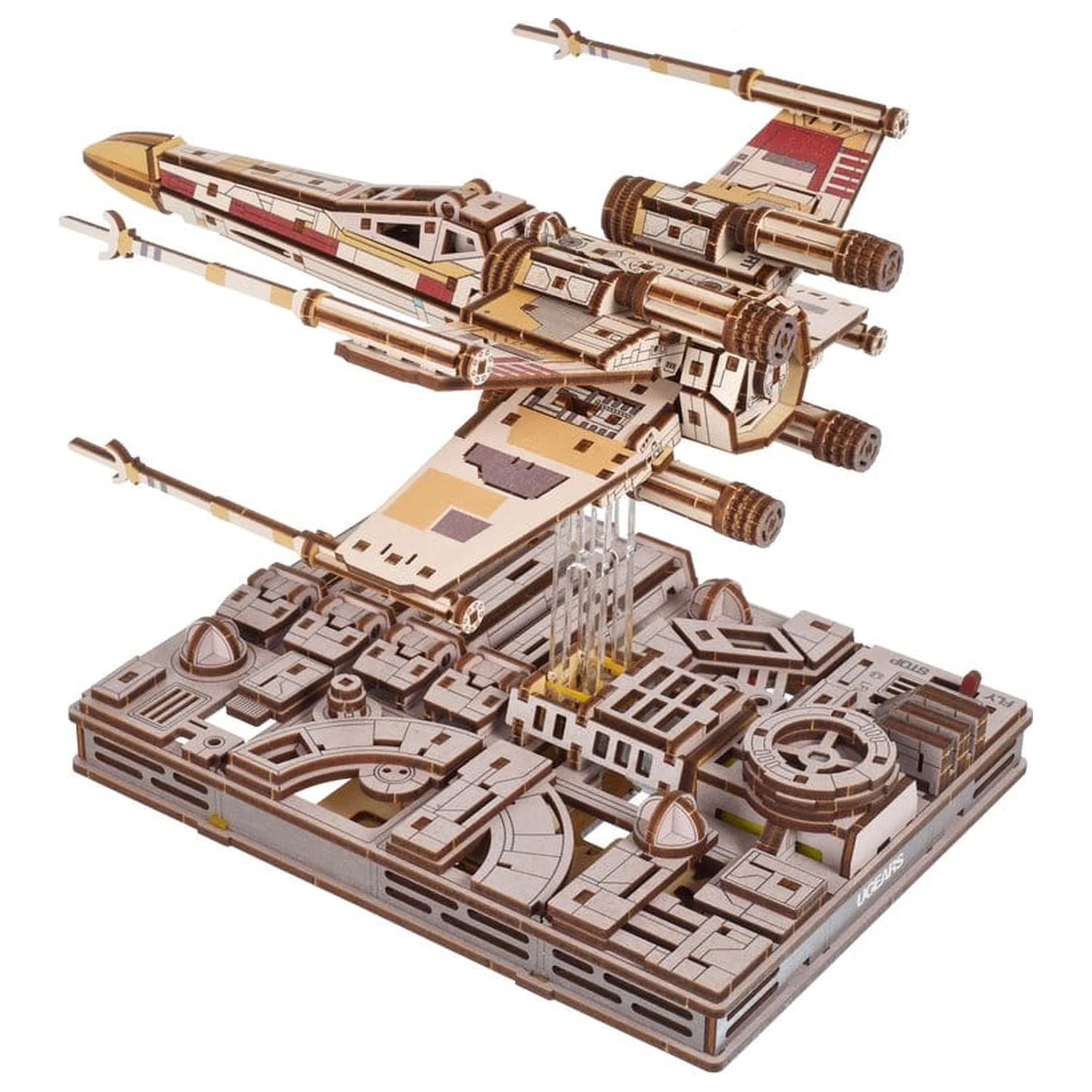 Star Wars 3D Wooden Puzzle Luke Skywalker's X-Wing Starfighter product photo