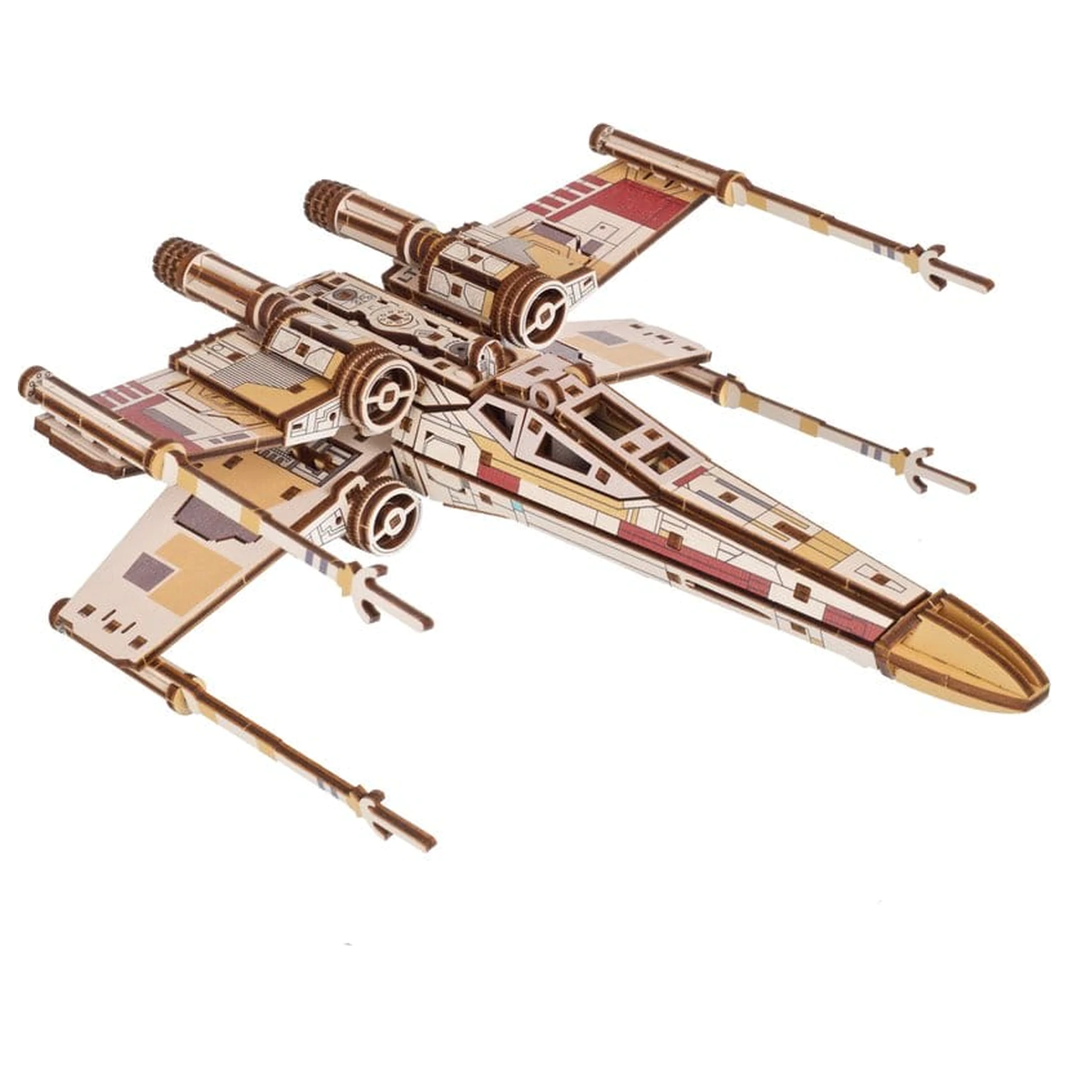 Star Wars 3D Wooden Puzzle Luke Skywalker's X-Wing Starfighter product photo
