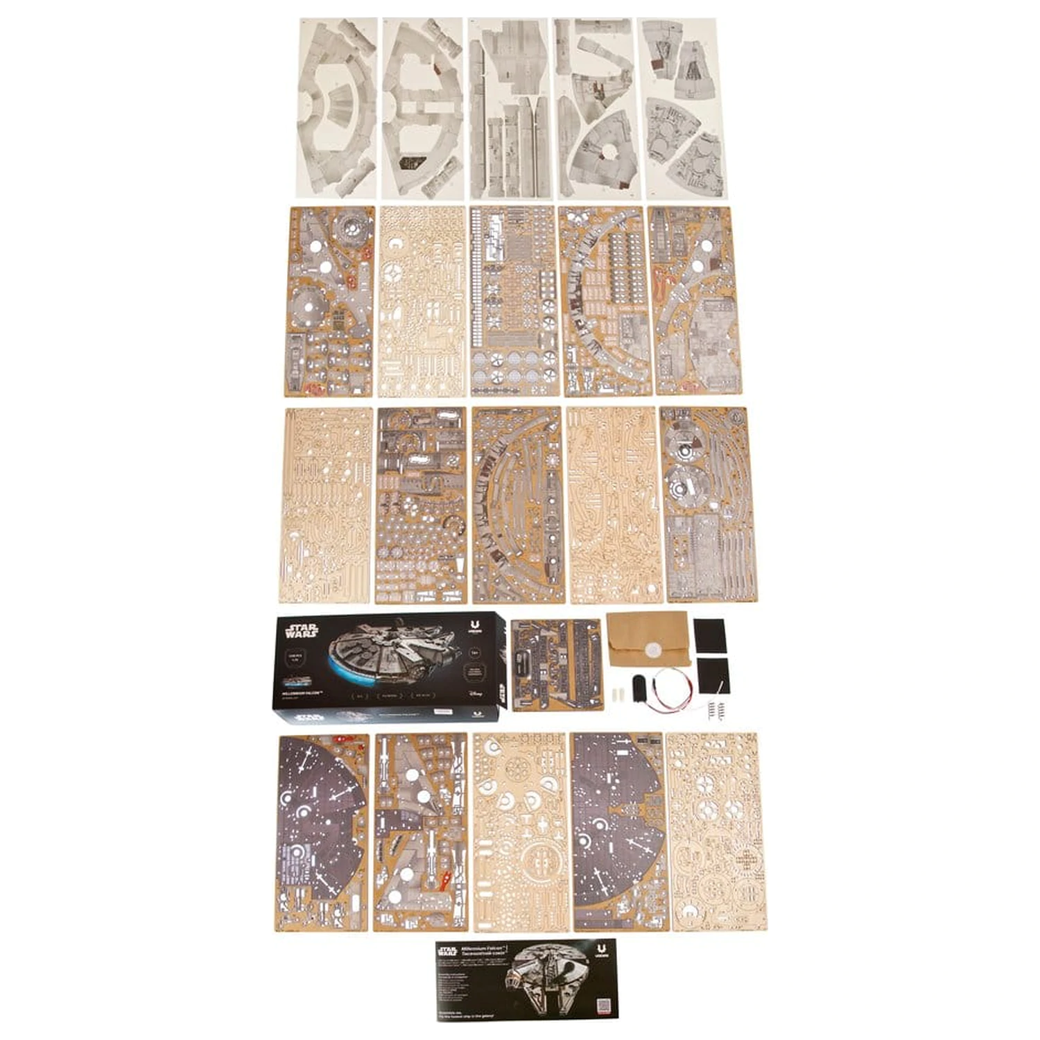 Star Wars 3D Wooden Puzzle Millennium Falcon product photo
