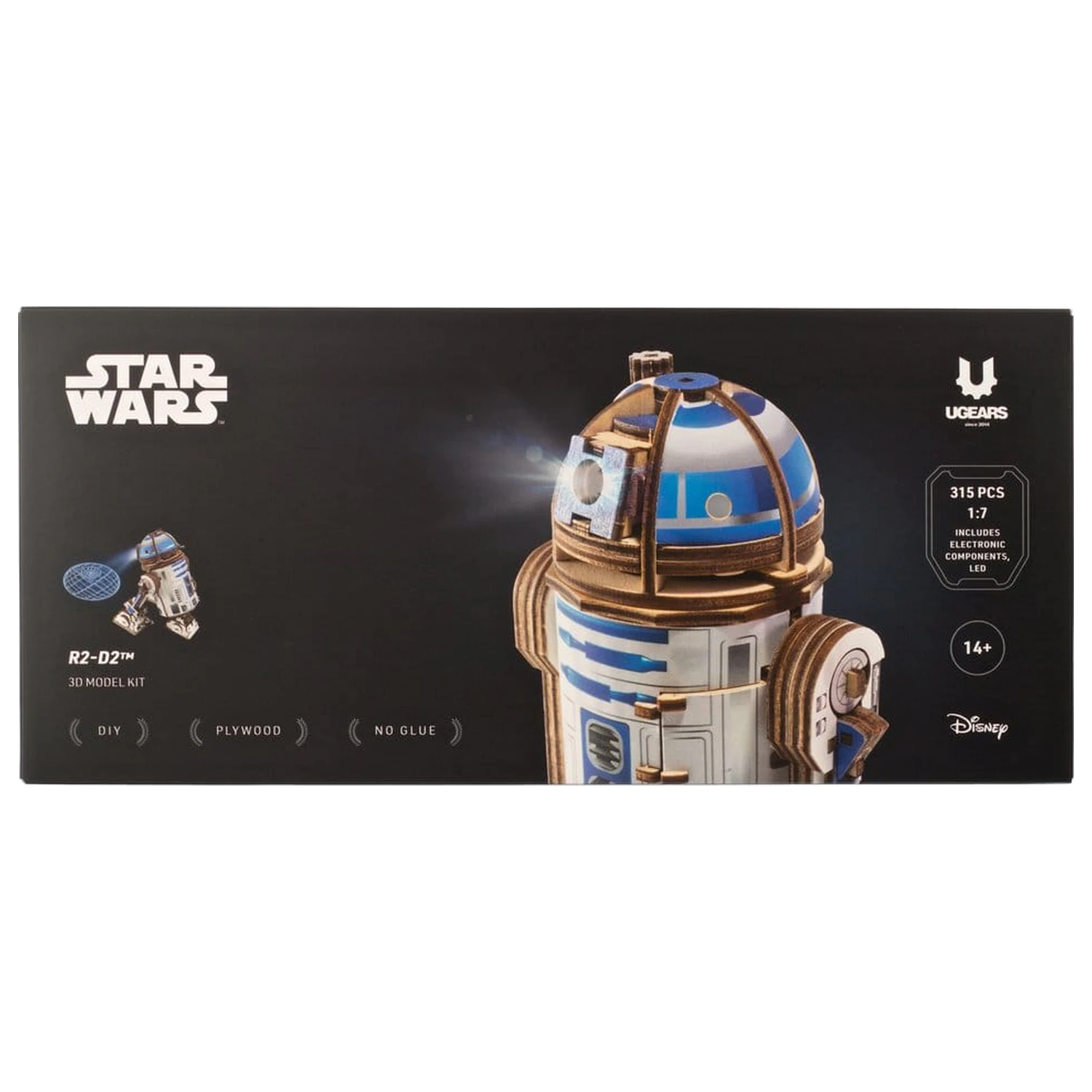 Star Wars 3D Wooden Puzzle R2-D2 product photo