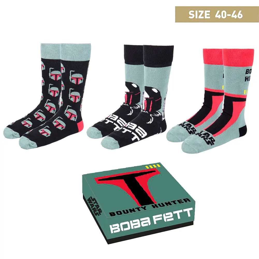 Star Wars Socks 3-Pack Boba Fett 40-46 product photo
