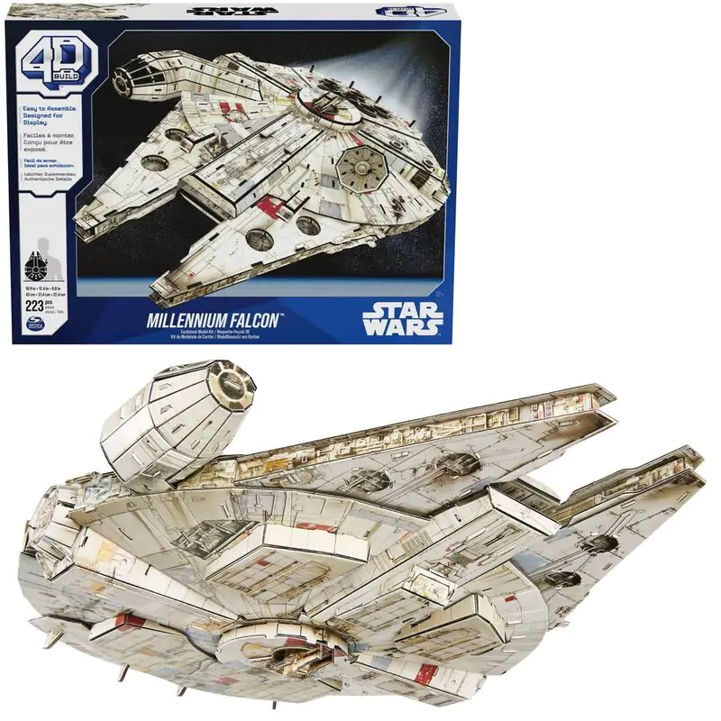 Star Wars: 4D Build - Millenium Falcon 3D Puzzle product photo