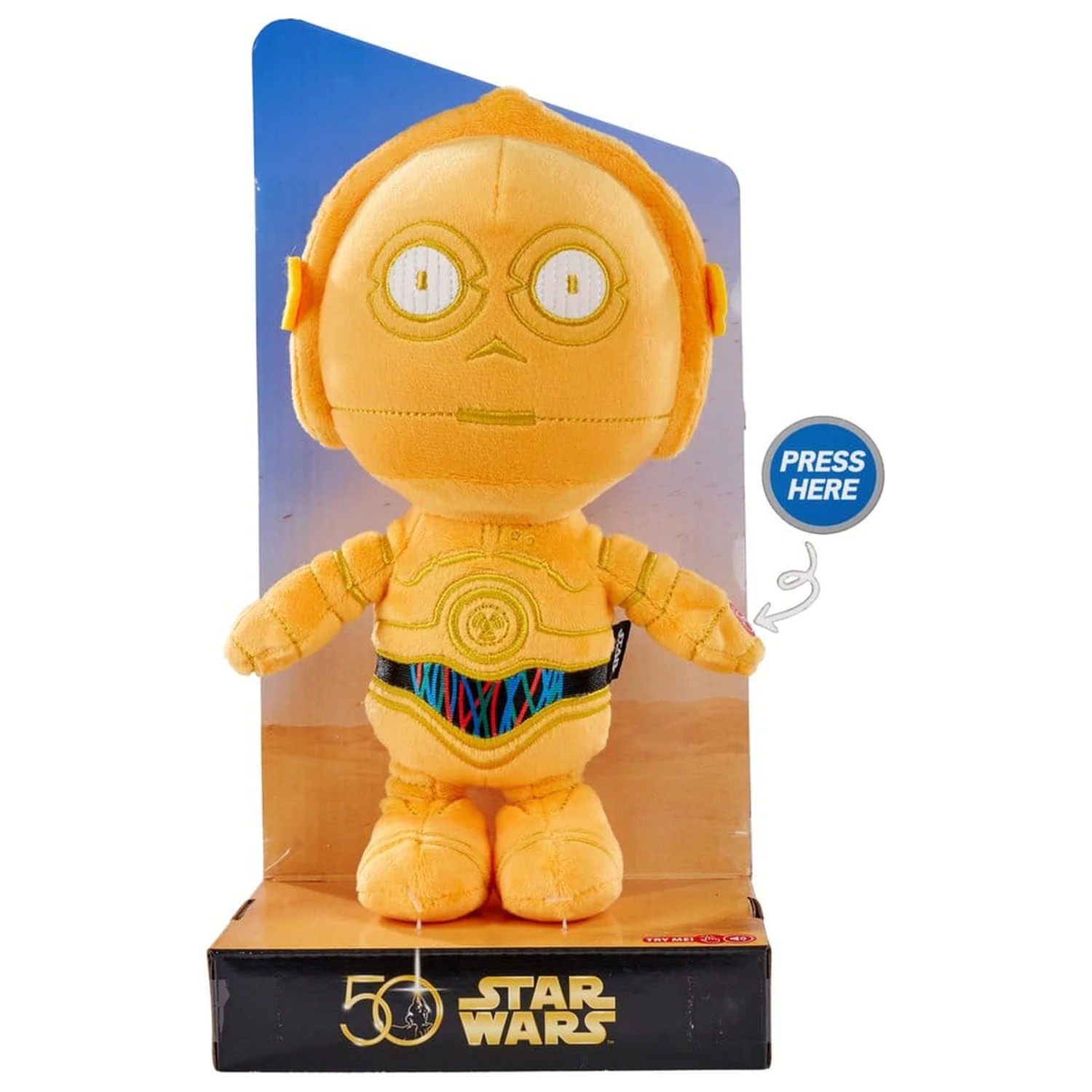 Star Wars 50th Plush Figure C-3PO 25 cm product photo