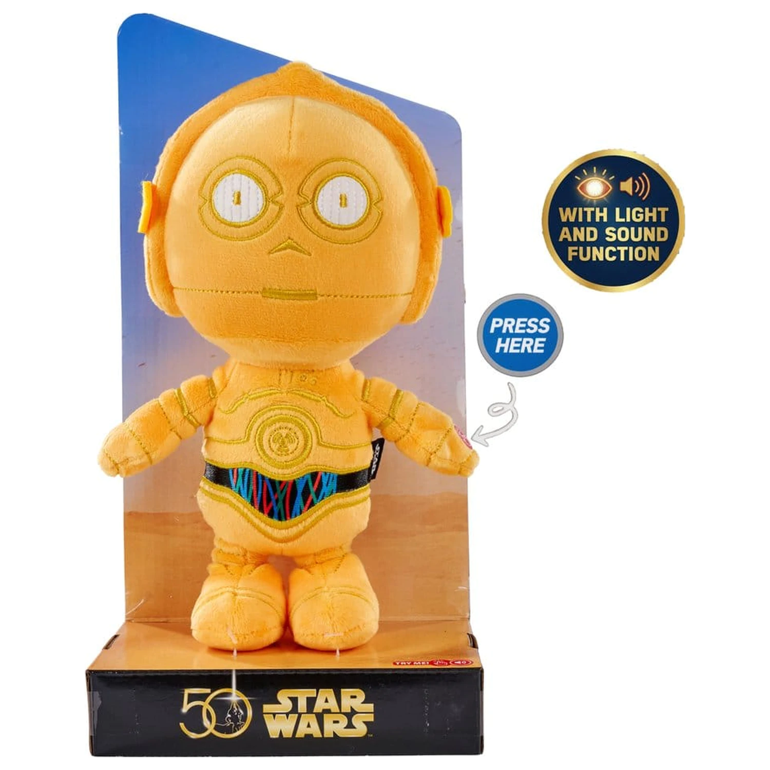 Star Wars 50th Plush Figure C-3PO 25 cm product photo