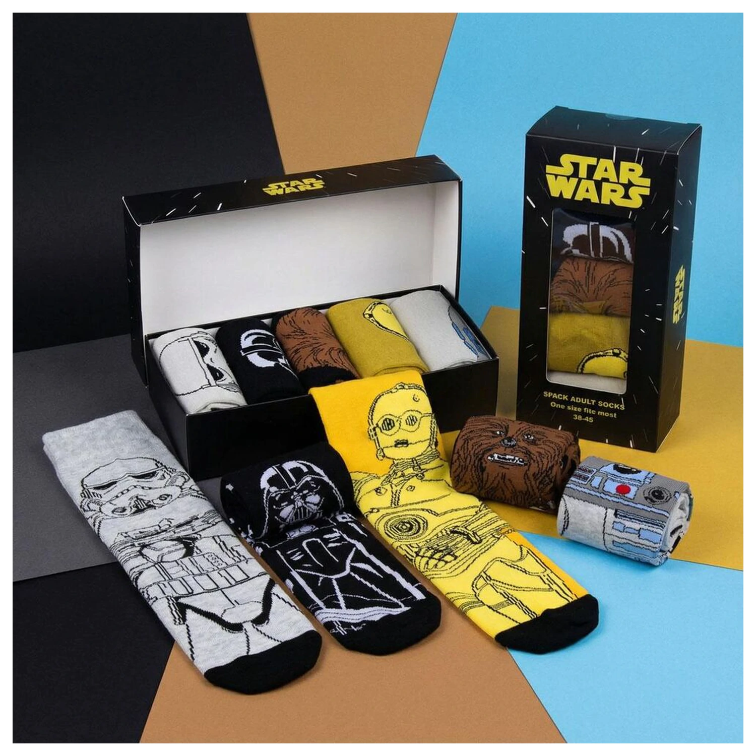 Star Wars adult pack 5 socks product photo