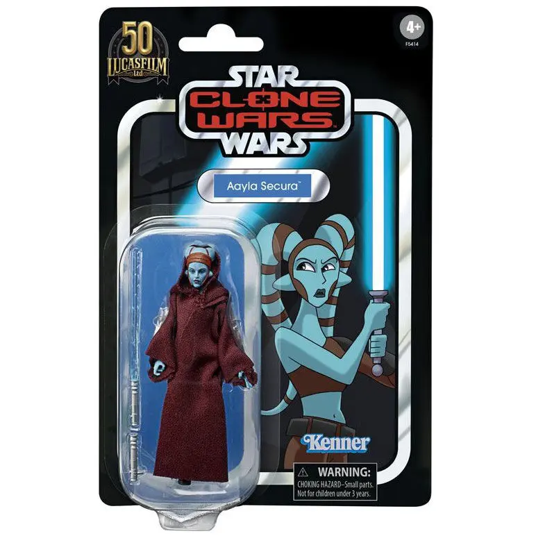 Star Wars The Clone Wars Vintage Collection Action Figure 2022 Aayla Secura 10 cm product photo