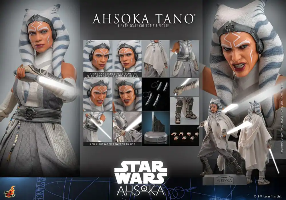 Star Wars: Ahsoka Action Figure 1/6 Ahsoka Tano 28 cm product photo