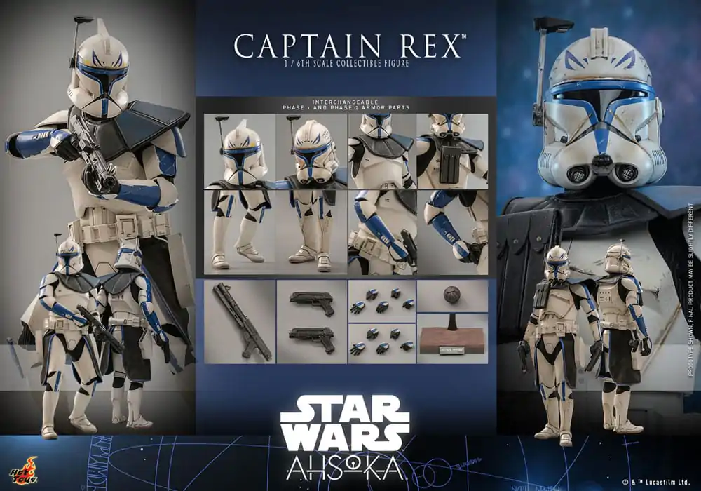 Star Wars: Ahsoka Action Figure 1/6 Captain Rex 30 cm product photo