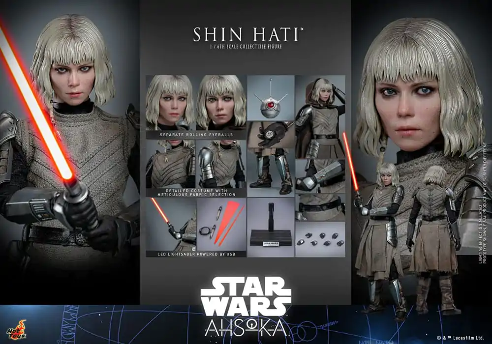 Star Wars: Ahsoka Action Figure 1/6 Shin Hati 28 cm product photo