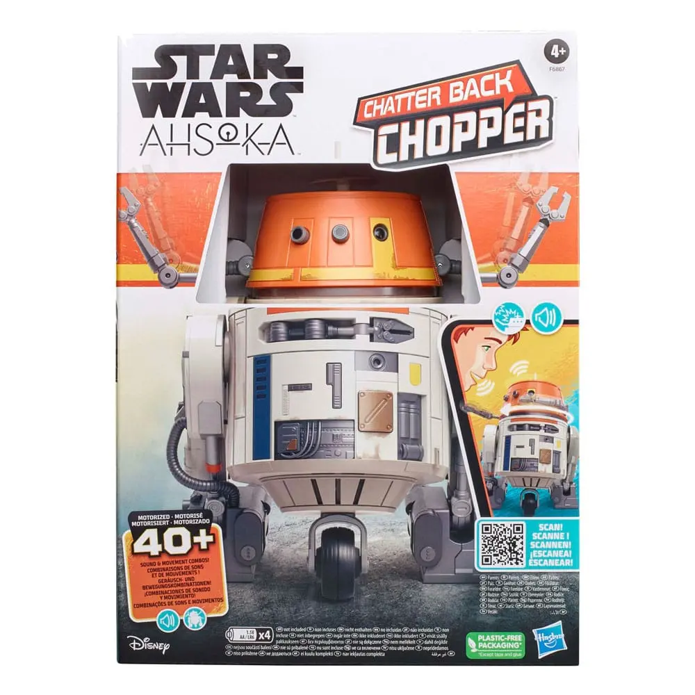 Star Wars: Ahsoka Electronic Figure Animatronic Chatter Back Chopper 19 cm product photo