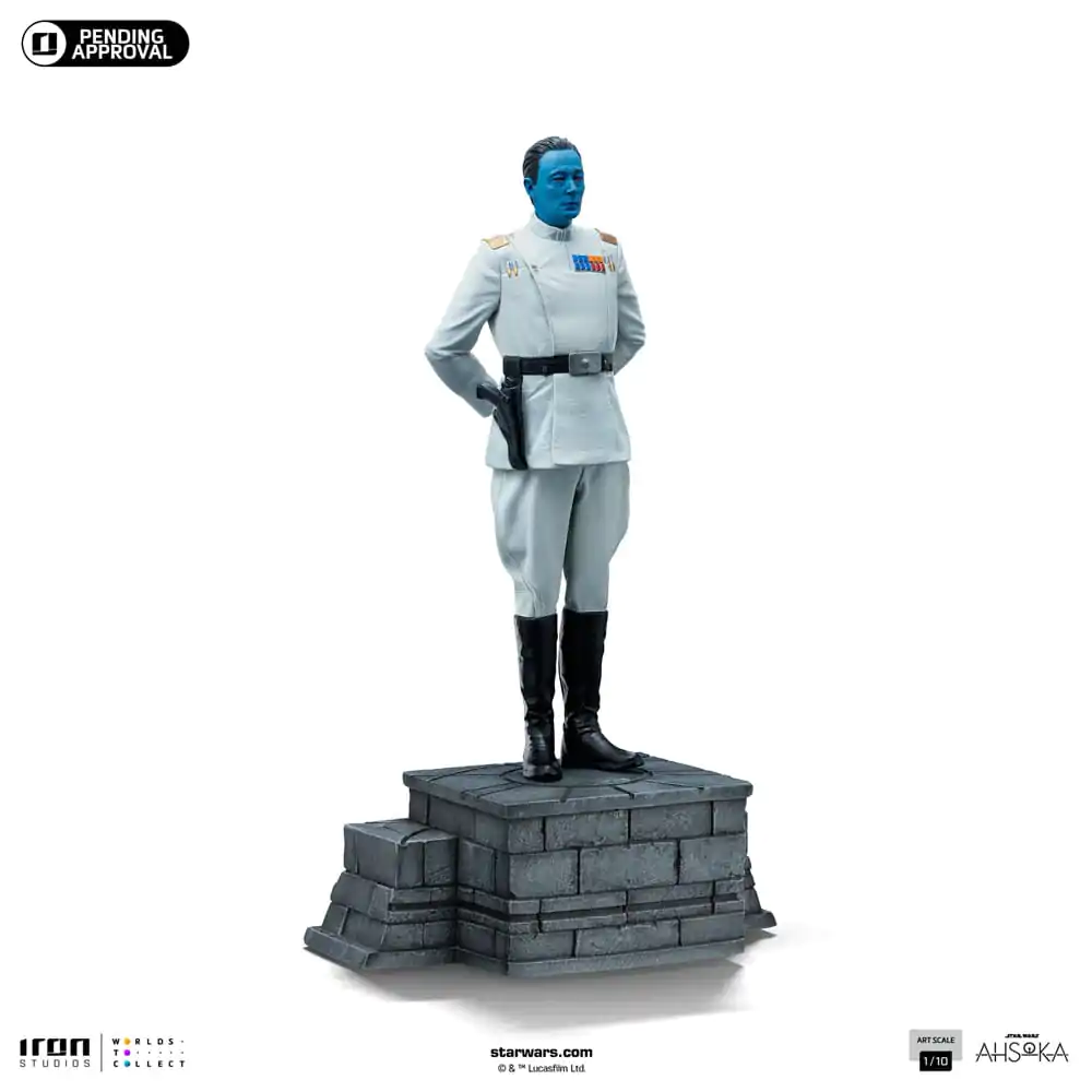 Star Wars Ahsoka Art Scale Statue 1/10 Grand Admiral Thrawn 25 cm termékfotó