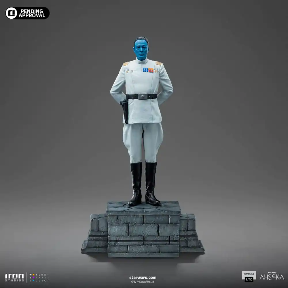 Star Wars Ahsoka Art Scale Statue 1/10 Grand Admiral Thrawn 25 cm termékfotó