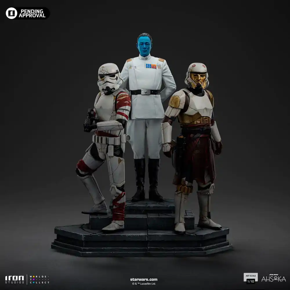 Star Wars Ahsoka Art Scale Statue 1/10 Grand Admiral Thrawn 25 cm termékfotó