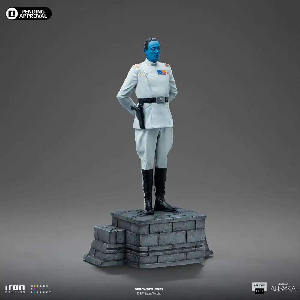 Star Wars Ahsoka Art Scale Statue 1/10 Grand Admiral Thrawn 25 cm termékfotó