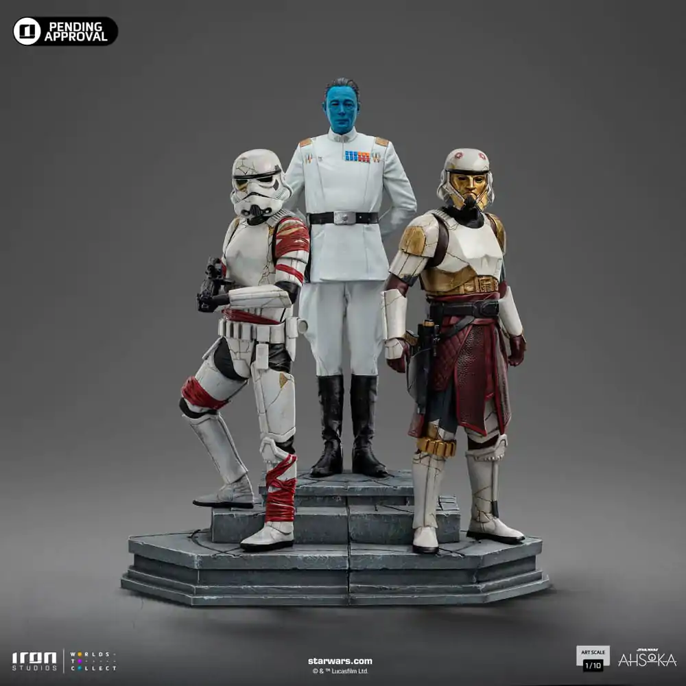 Star Wars Ahsoka Art Scale Statue 1/10 Grand Admiral Thrawn 25 cm termékfotó