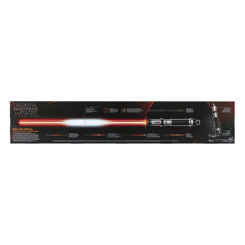 Star Wars: Ahsoka Black Series Replica Force FX Elite Lightsaber Baylan Skoll product photo