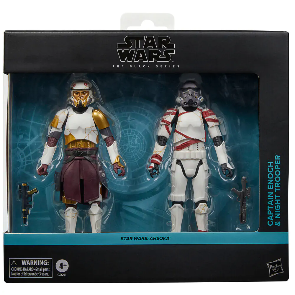 Star Wars Ahsoka Captain Enoch &amp; Night Trooper pack 2 figures 15cm product photo