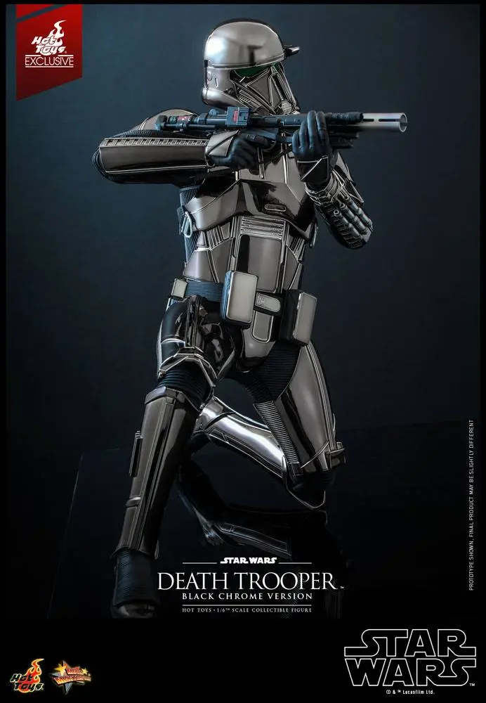 Star Wars Action Figure 1/6 Death Trooper (Black Chrome) 2022 Convention Exclusive 32 cm product photo