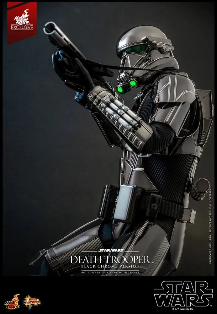 Star Wars Action Figure 1/6 Death Trooper (Black Chrome) 2022 Convention Exclusive 32 cm product photo
