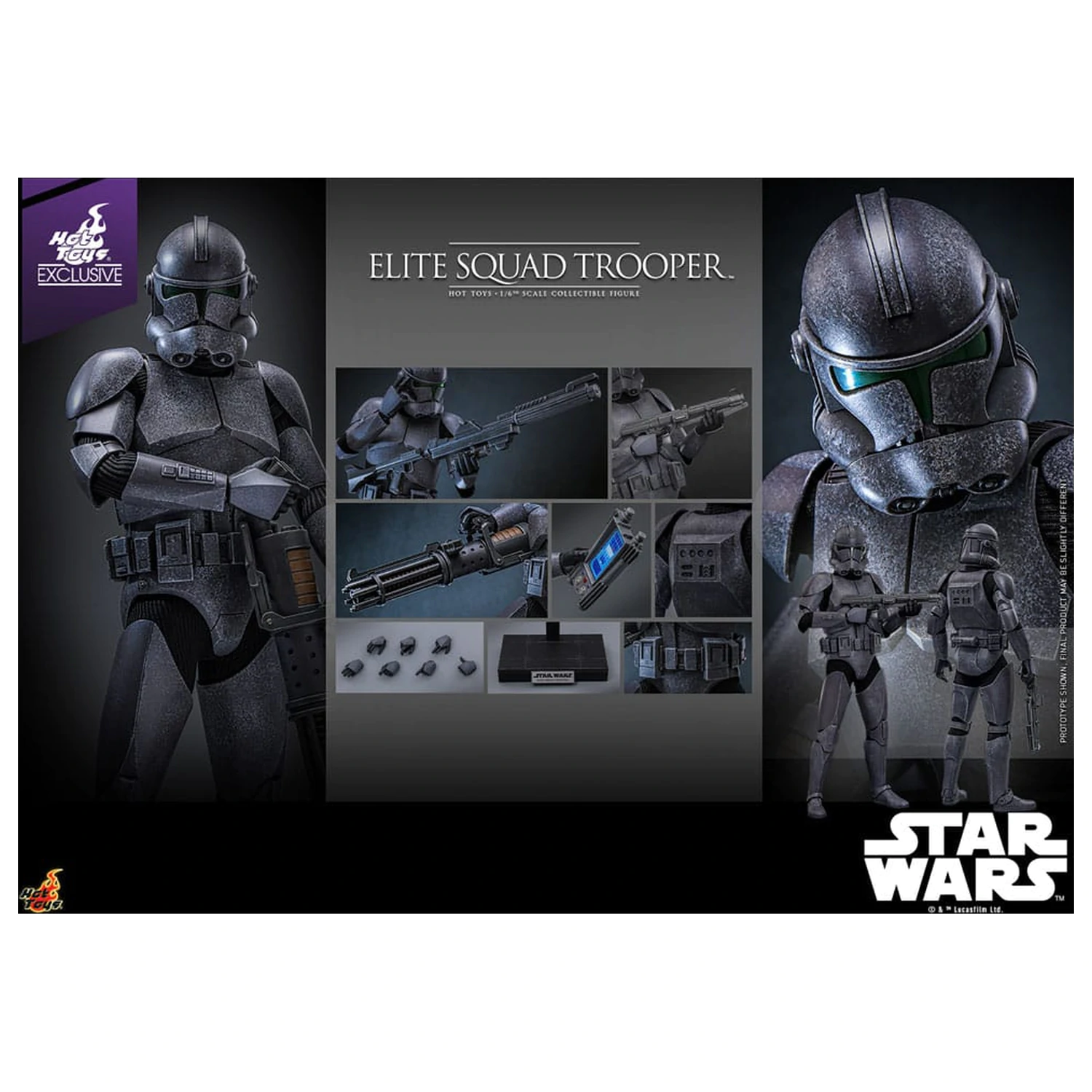 Star Wars Action Figure 1/6 Elite Squad Trooper Hot Toys Exclusive 30 cm product photo