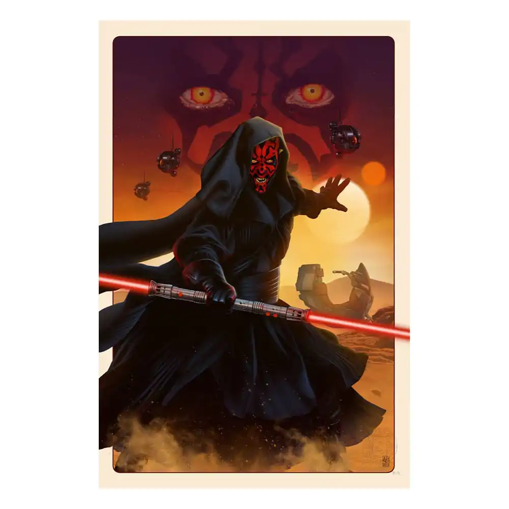 Star Wars Art Print Darth Maul: The Phantom Menace 41 x 61 cm - unframed product photo