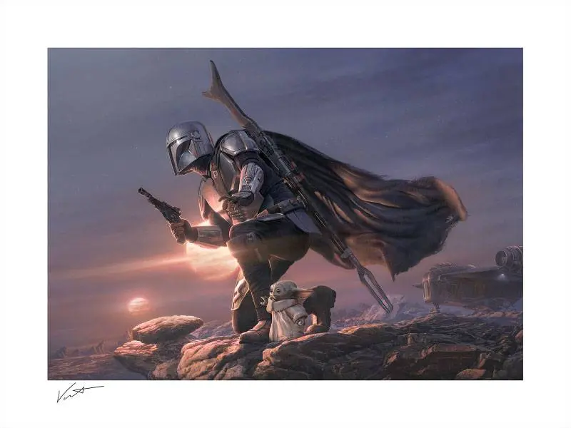 Star Wars Art Print Din Djarin &amp; Grogu: A Clan of Two 61 x 46 cm - unframed product photo