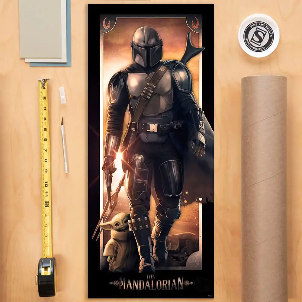 Star Wars Art Print The Mandalorian 30 x 71 cm - unframed product photo