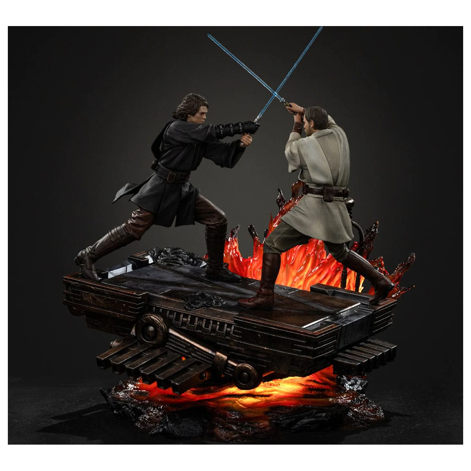 Star Wars Art Scale Statue 1/10 Anakin vs. Obi Wan 34 cm product photo