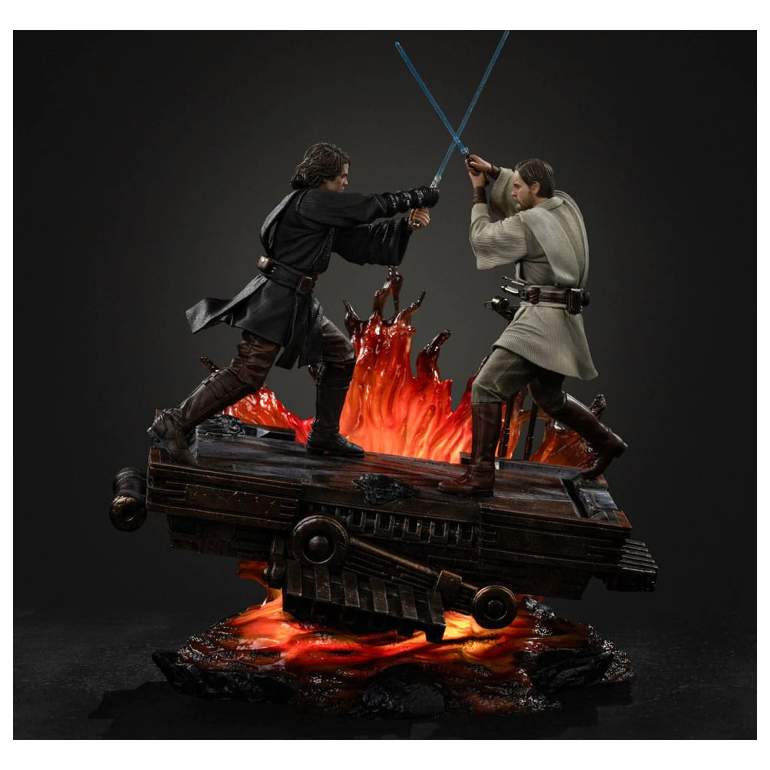 Star Wars Art Scale Statue 1/10 Anakin vs. Obi Wan 34 cm product photo