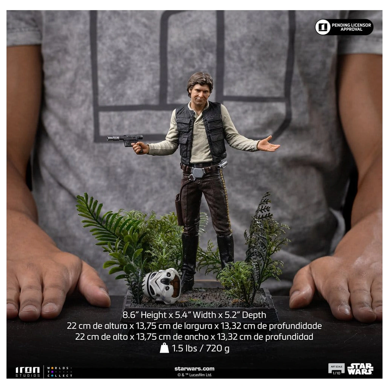 Star Wars Art Scale Statue 1/10 Han Solo (Episode VI) 22 cm product photo