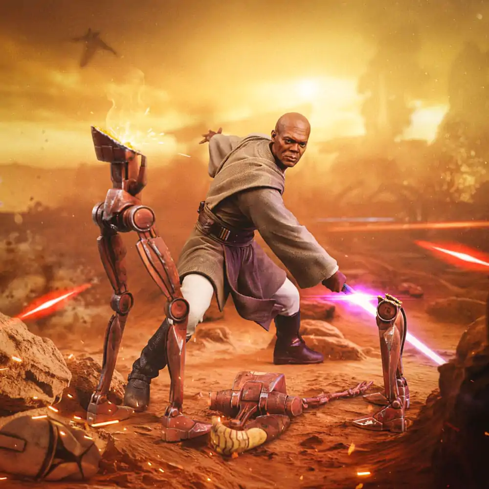 Star Wars Art Scale Statue 1/10 Mace Windu 18 cm product photo
