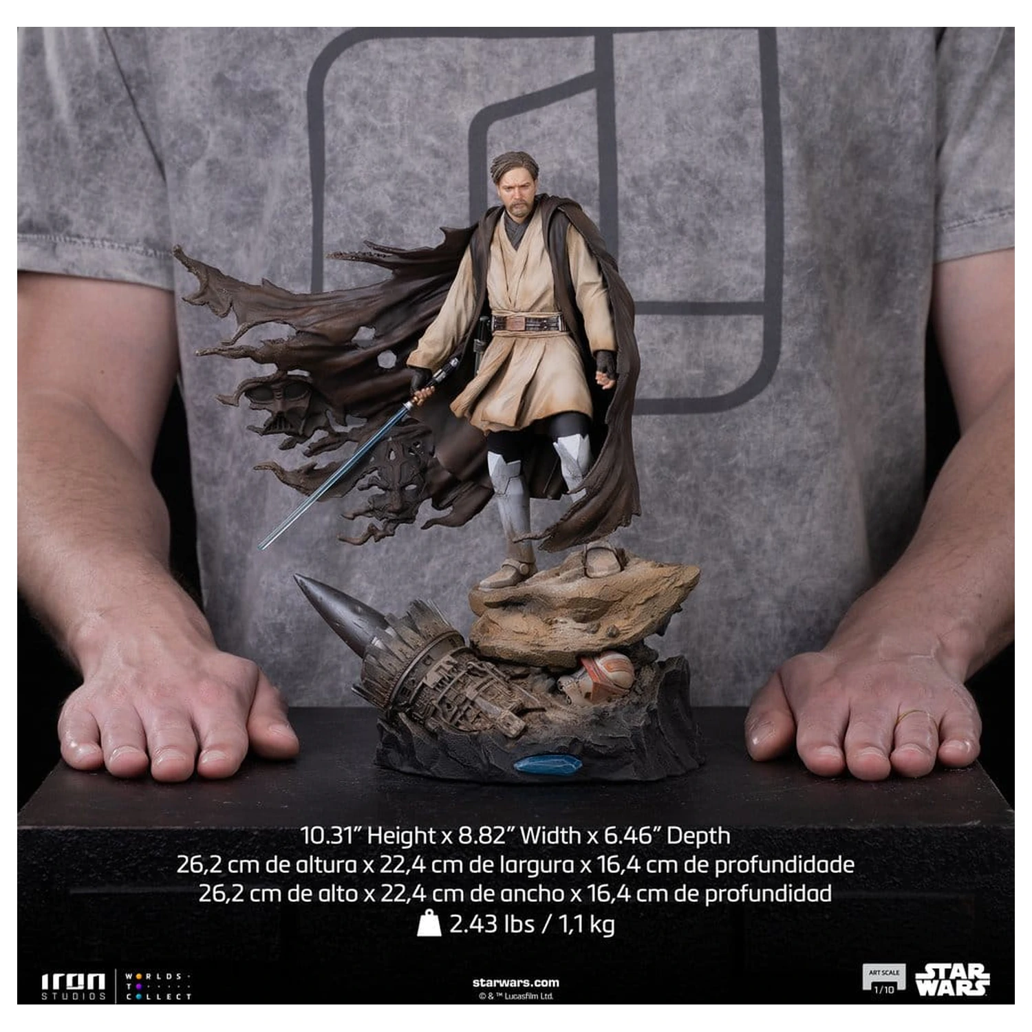 Star Wars Art Scale Statue 1/10 Obi-Wan Signatures 26 cm product photo