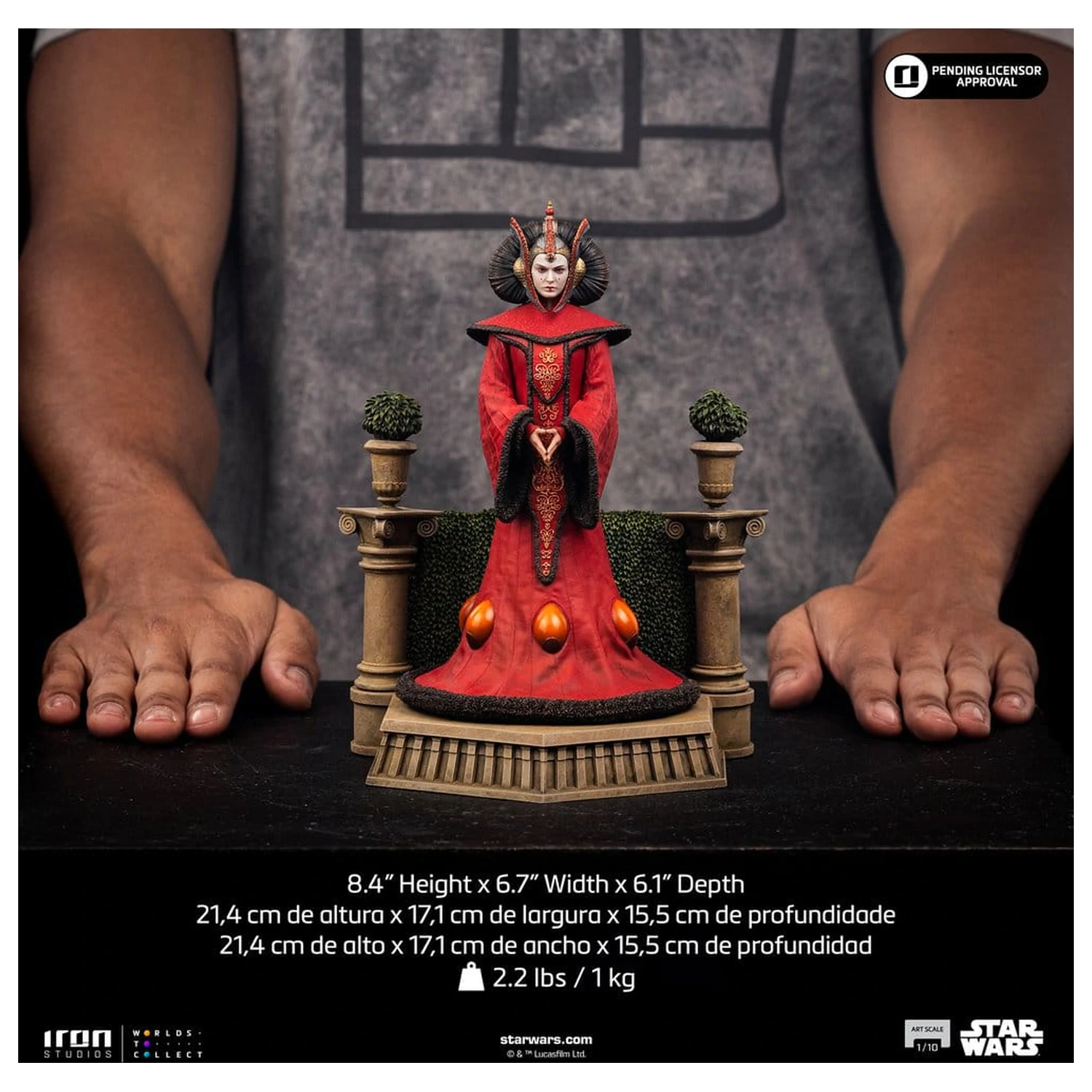 Star Wars Art Scale Statue 1/10 Queen Amidala 21 cm product photo