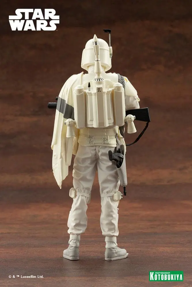 Star Wars ARTFX+ PVC Statue 1/10 Boba Fett White Armor Ver. 18 cm product photo