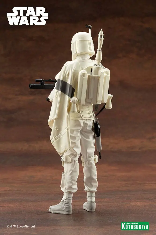 Star Wars ARTFX+ PVC Statue 1/10 Boba Fett White Armor Ver. 18 cm product photo