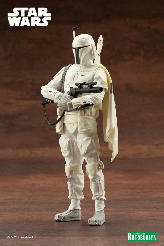 Star Wars ARTFX+ PVC Statue 1/10 Boba Fett White Armor Ver. 18 cm product photo