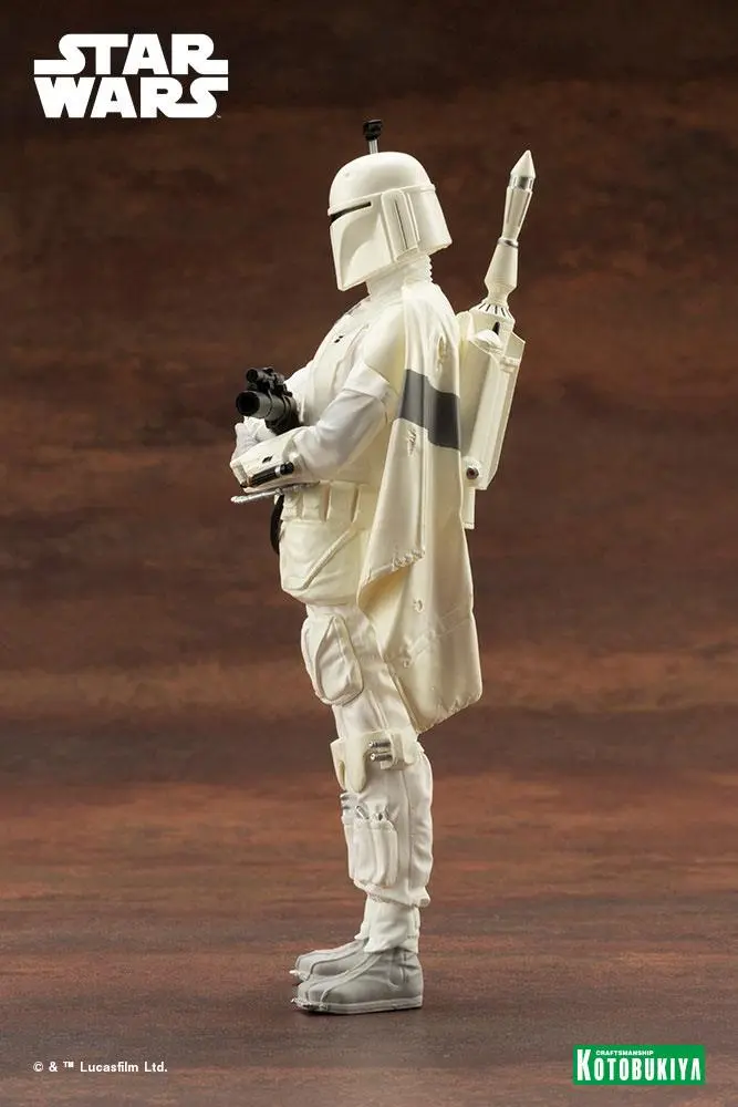 Star Wars ARTFX+ PVC Statue 1/10 Boba Fett White Armor Ver. 18 cm product photo