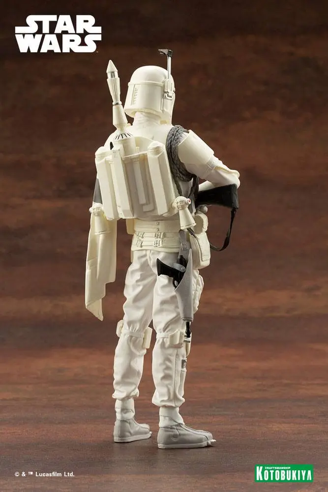 Star Wars ARTFX+ PVC Statue 1/10 Boba Fett White Armor Ver. 18 cm product photo